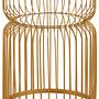 Avantis Gold Finish Tapered Design Beistelltisch
 3