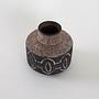 Vaso in ceramica marrone 4