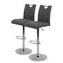 2x Malte Barhocker Dunkelgrau 0