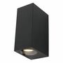 Outdoor LED Wandleuchte 2-flammig Aluminium 0
