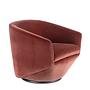 Armchair Swivel Velvet Peach 0