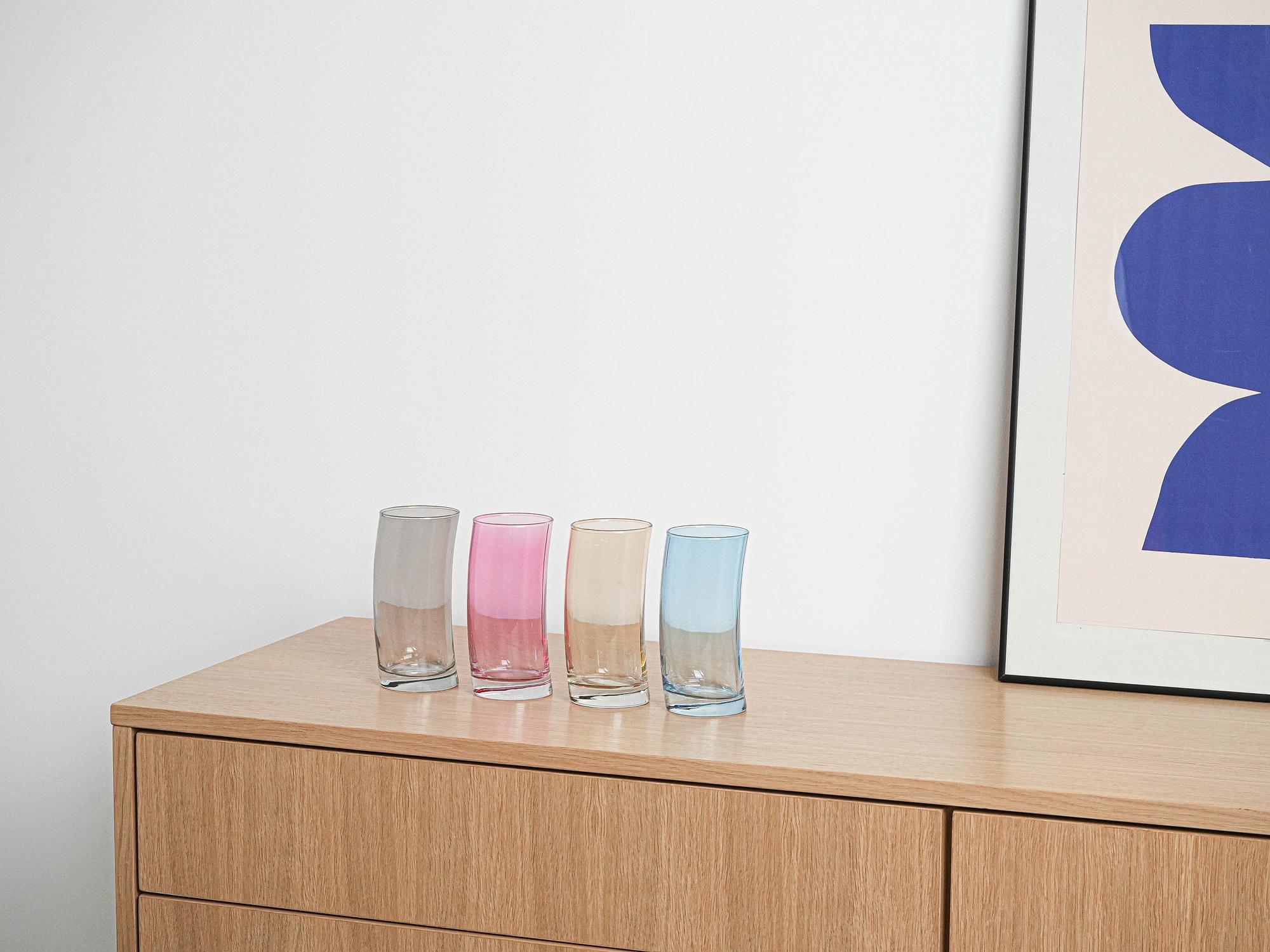 Glasses-Set Multicolored 1980s 1