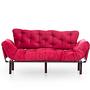 Nitta Triple Sofa Bed 3-Seater Maroon 0