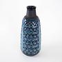 Ceramic vase Blue 4