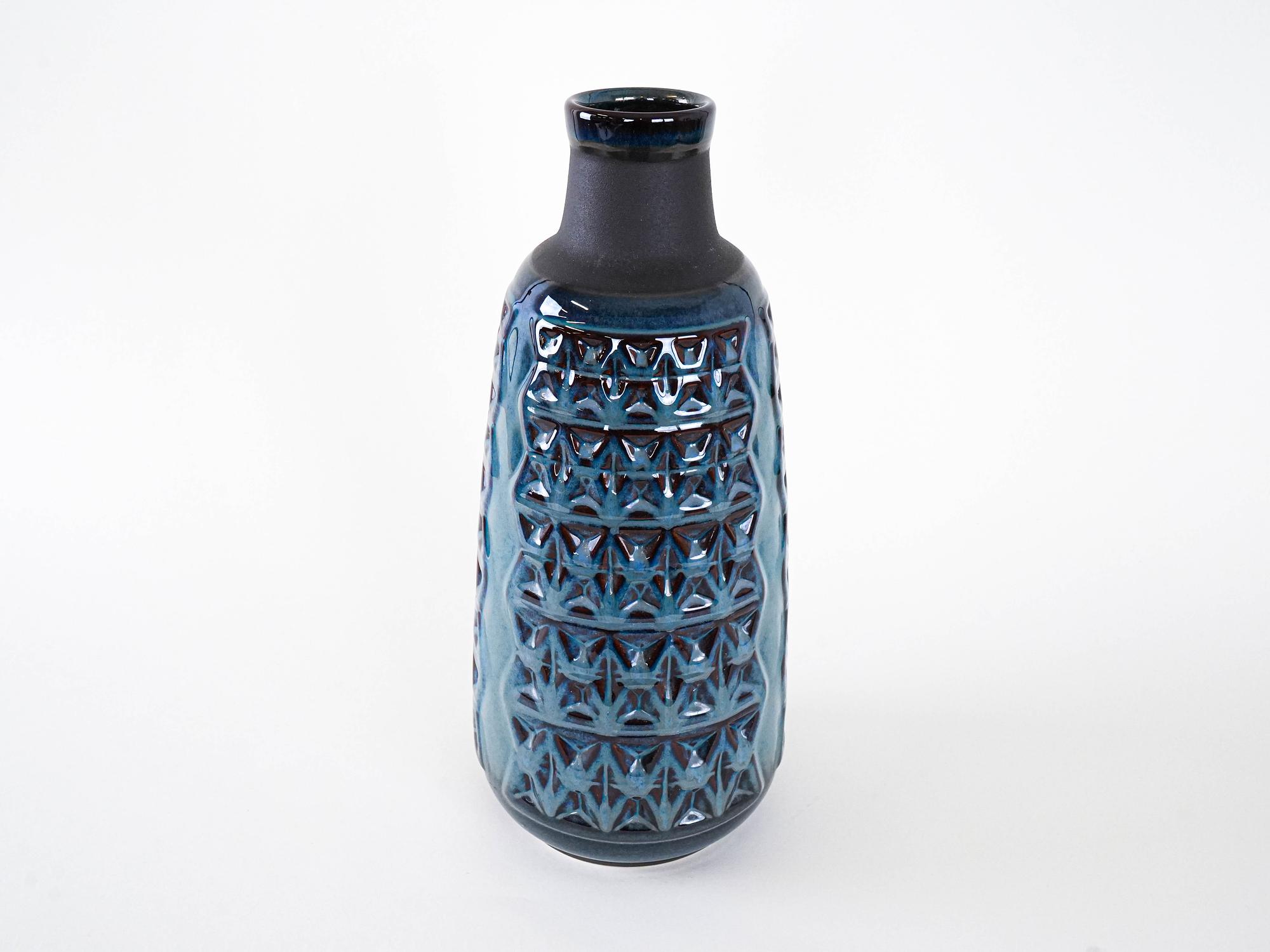 Ceramic vase Blue 4
