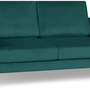 Portobello Sofa 2-Sitzer Samt Metall Petrol 0