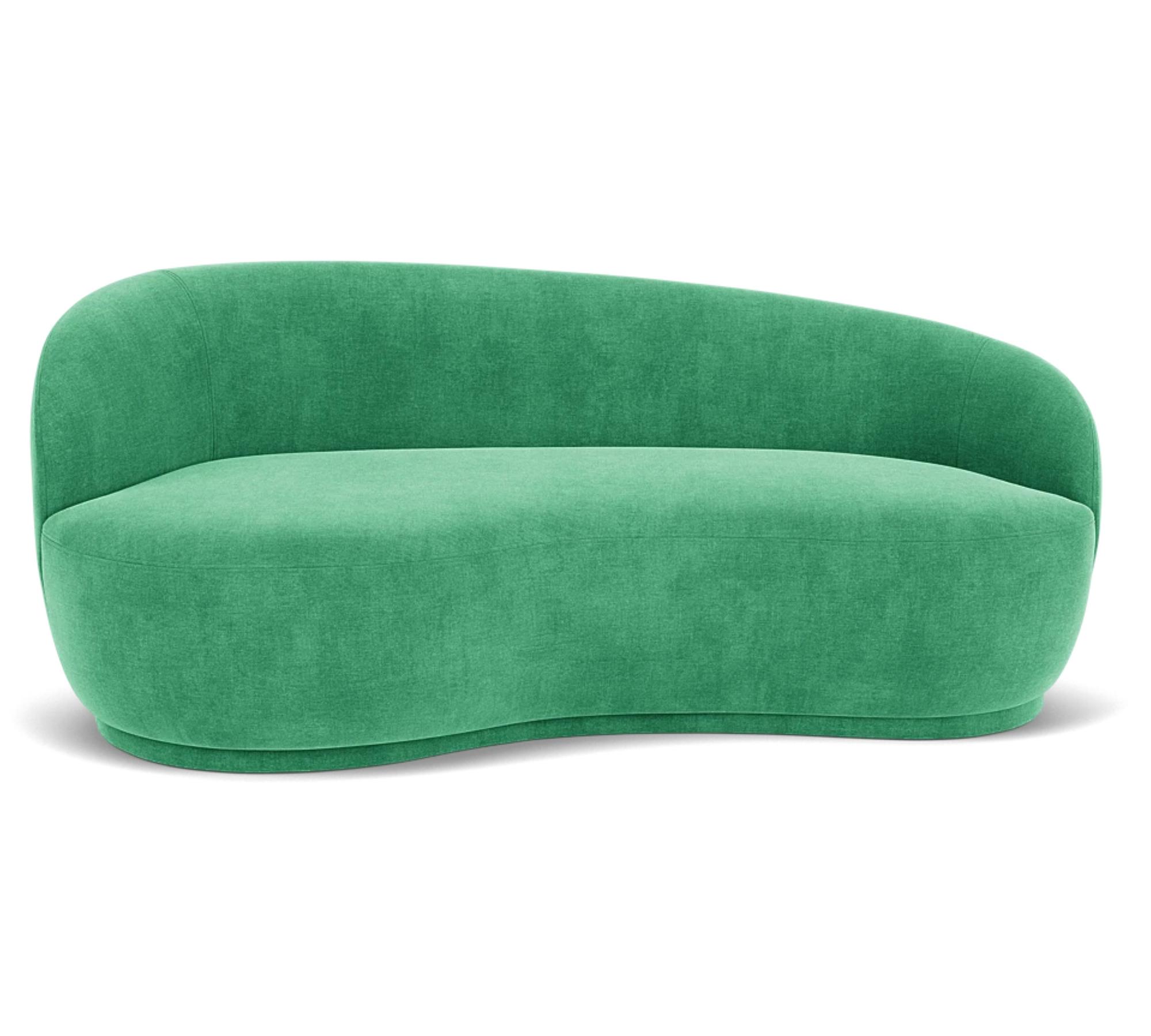 Rose Sofa 2,5-Sitzer Links Moss Grass Green 1