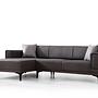 Horizon Ecksofa Links Dunkelgrau 0