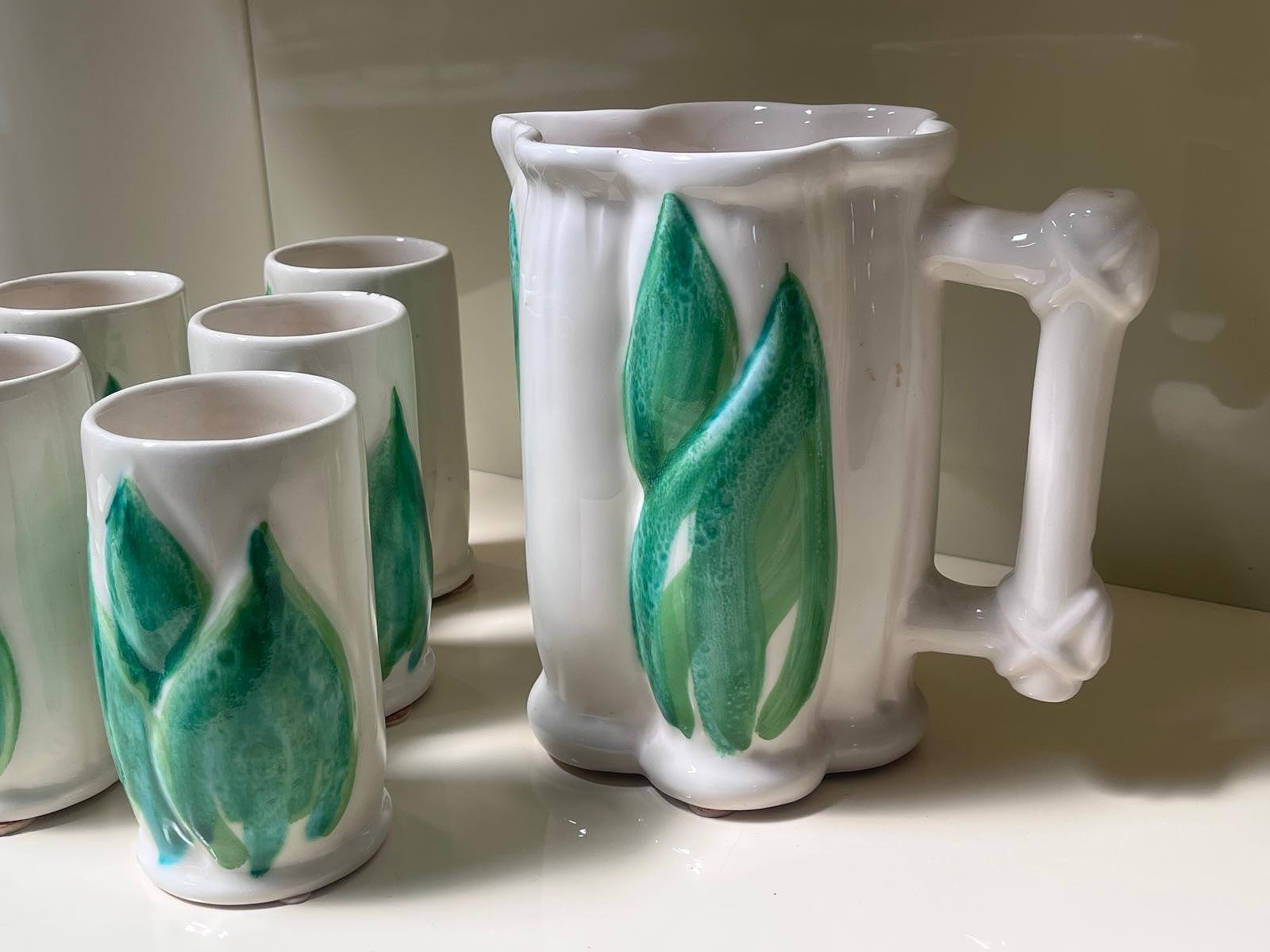 Beverage Service Germoglio Set of 7 1970s 11