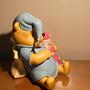  Figur Winnie Puuh & Ferkel Kunstharz Keramik 2000er Jahre 4