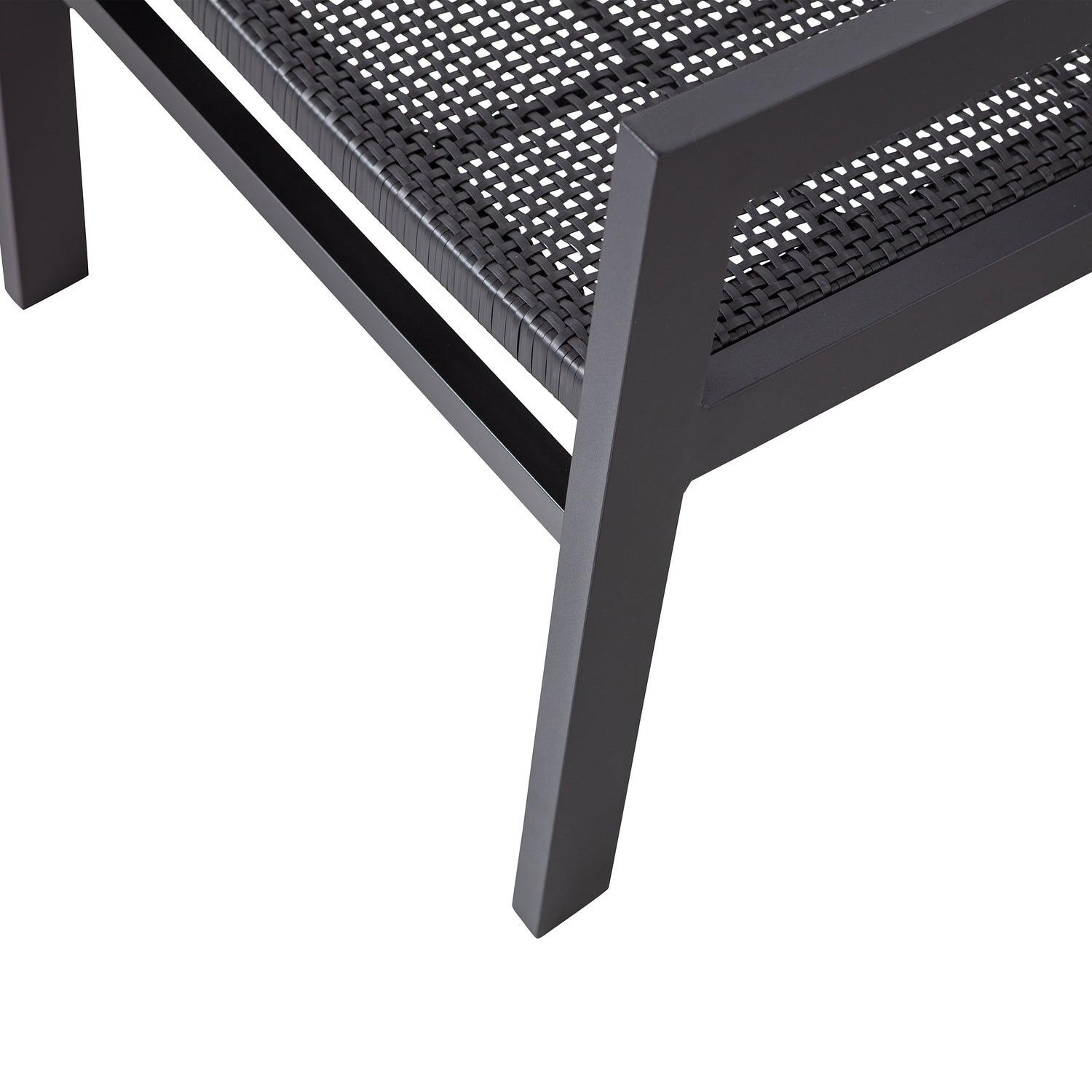 Pem Sessel Aluminium Schwarz 6