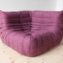 Togo Ecksofa Textil Aubergine 5