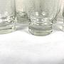 6x Long drink glasses Glass Transparent Gold 4