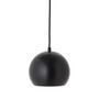 Ball Pendelleuchte Metall Schwarz Matt 0