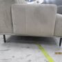 Sofa 2-Sitzer Samt Grau 5