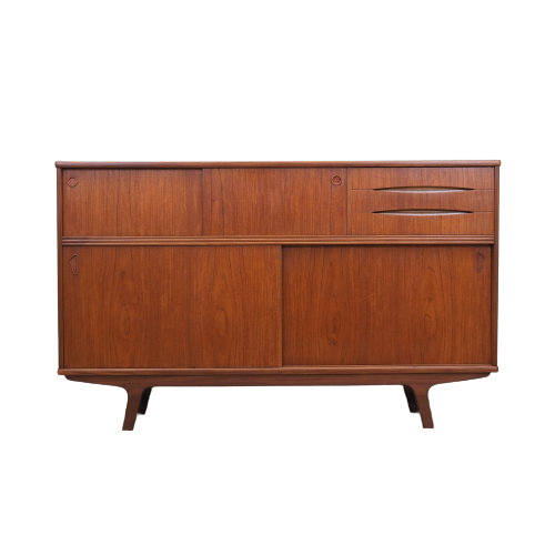 Vintage sideboard teak brown 1960s 0