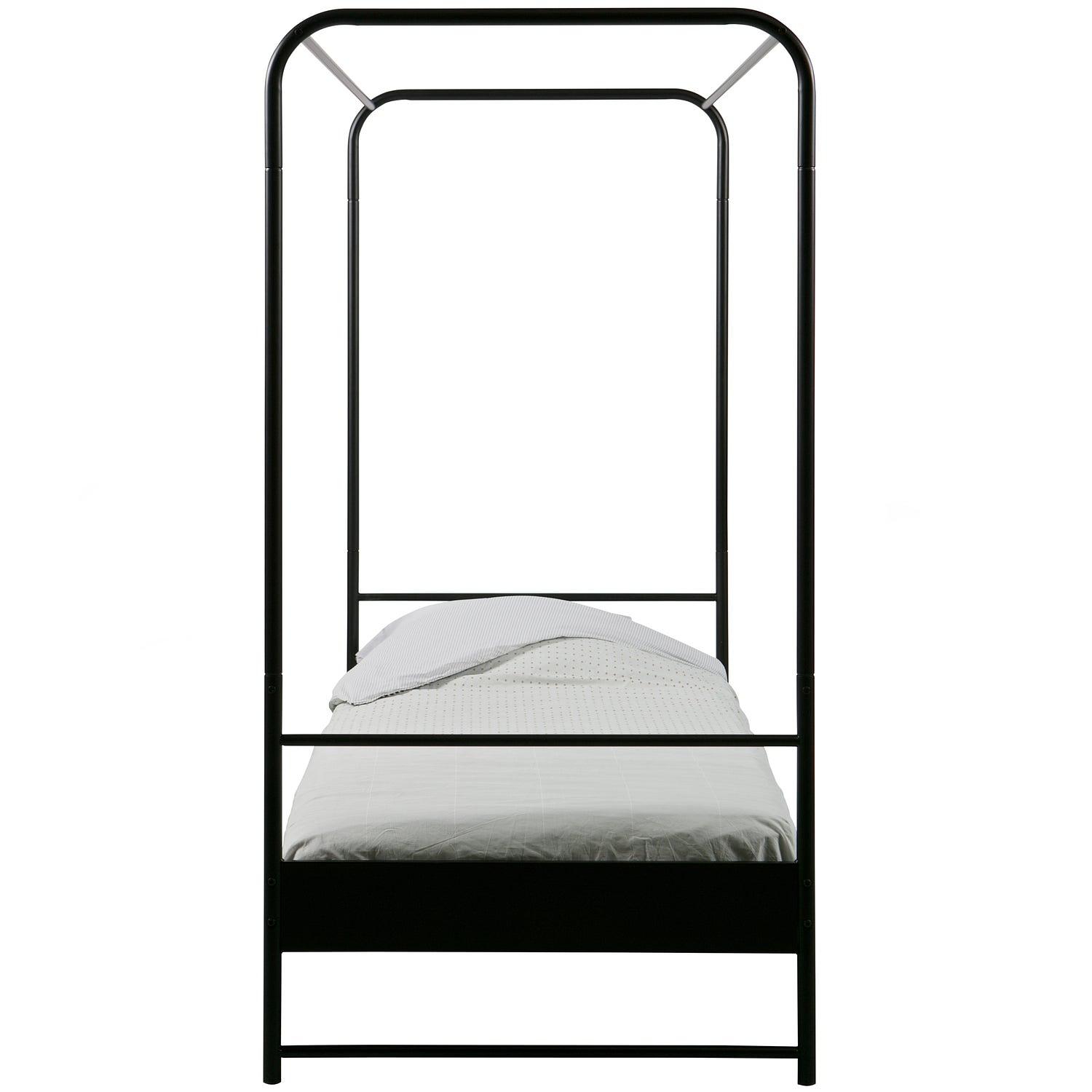 Children's bed metal black 4