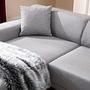 Petra L Corner Sofa Light Grey 2