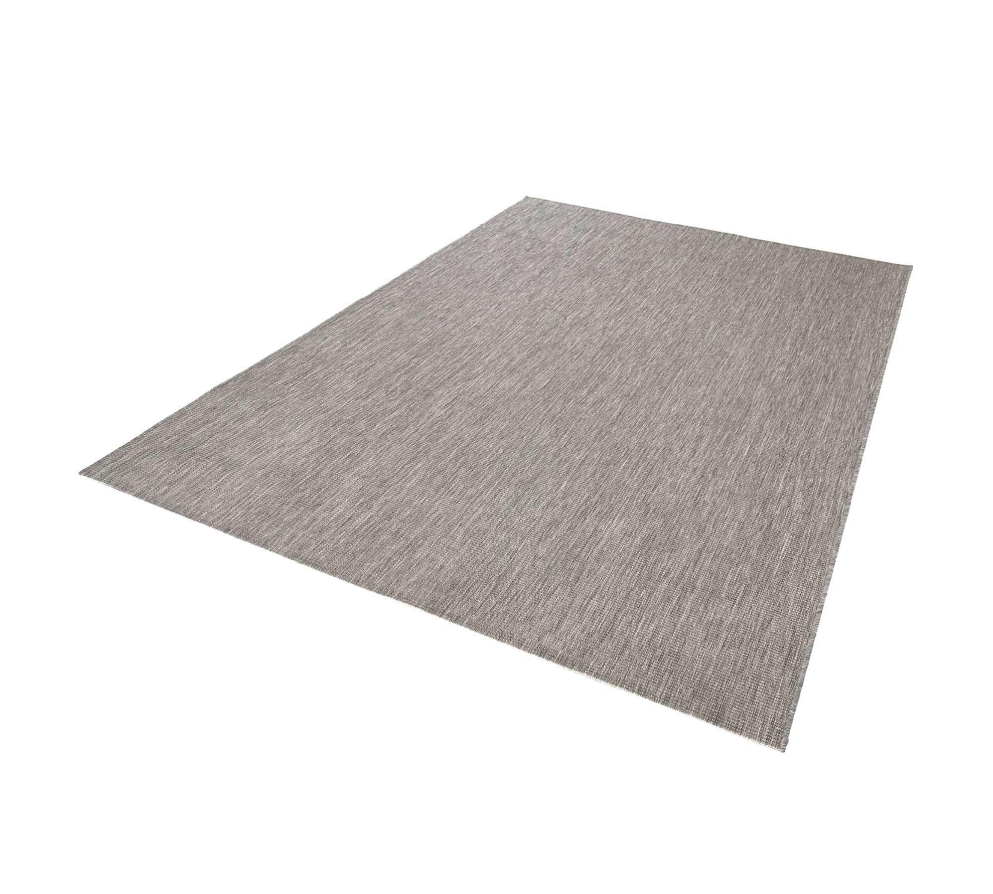 Outdoor-Teppich Kunstfaser Grau 80 cm x 150 cm 1