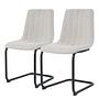 Freischwinger Cemaru 2er Set Creme 0