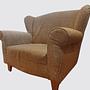 Sessel Textil Holz Gelb 2