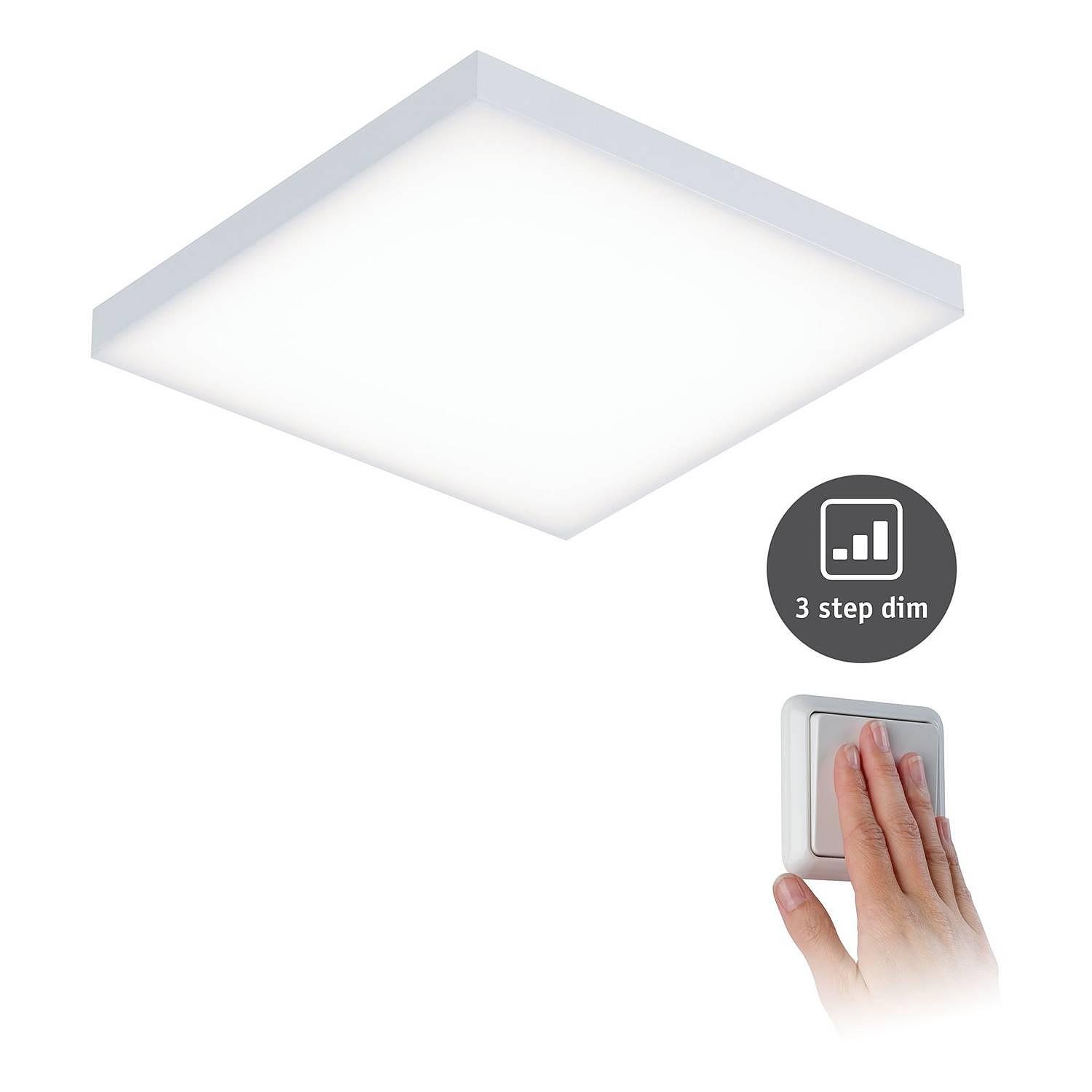 Decken Wandpaneel Velora II 1-Flammig Milchglas Aluminium  1