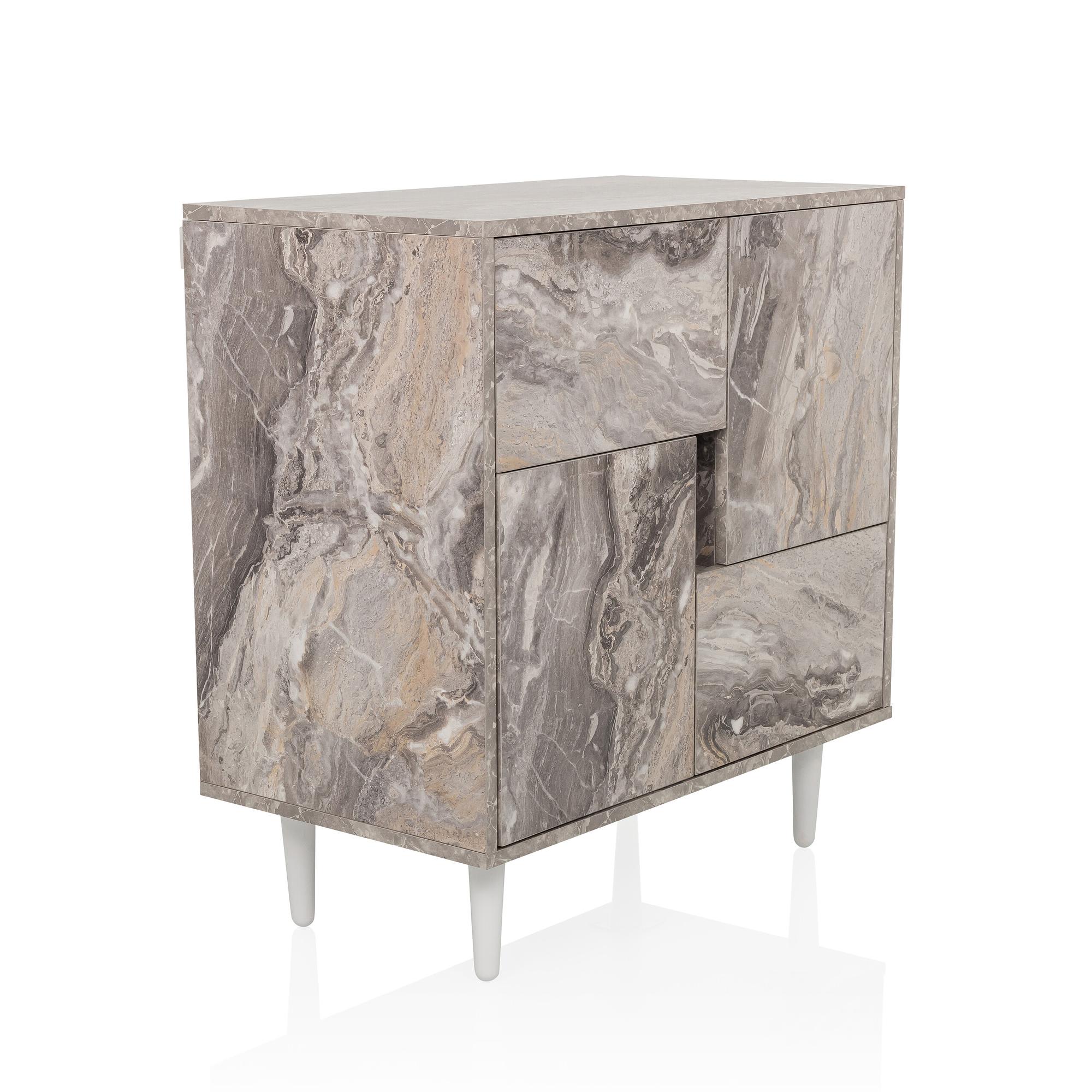 LYKKJA Kommode Grau 5