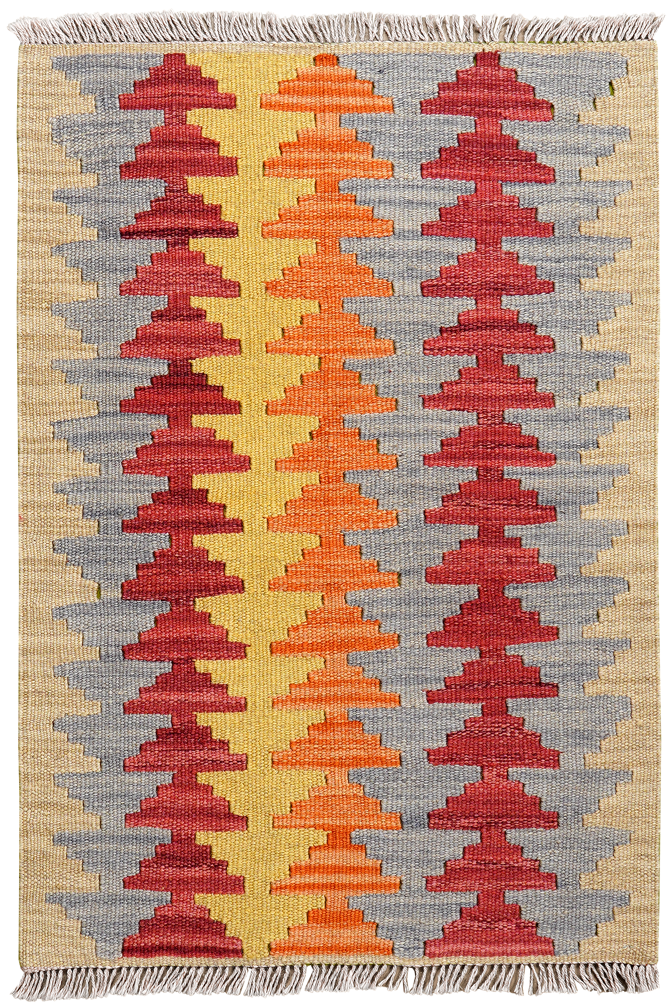 Kilim Gashgai Teppich Wolle Mehrfarbig 0