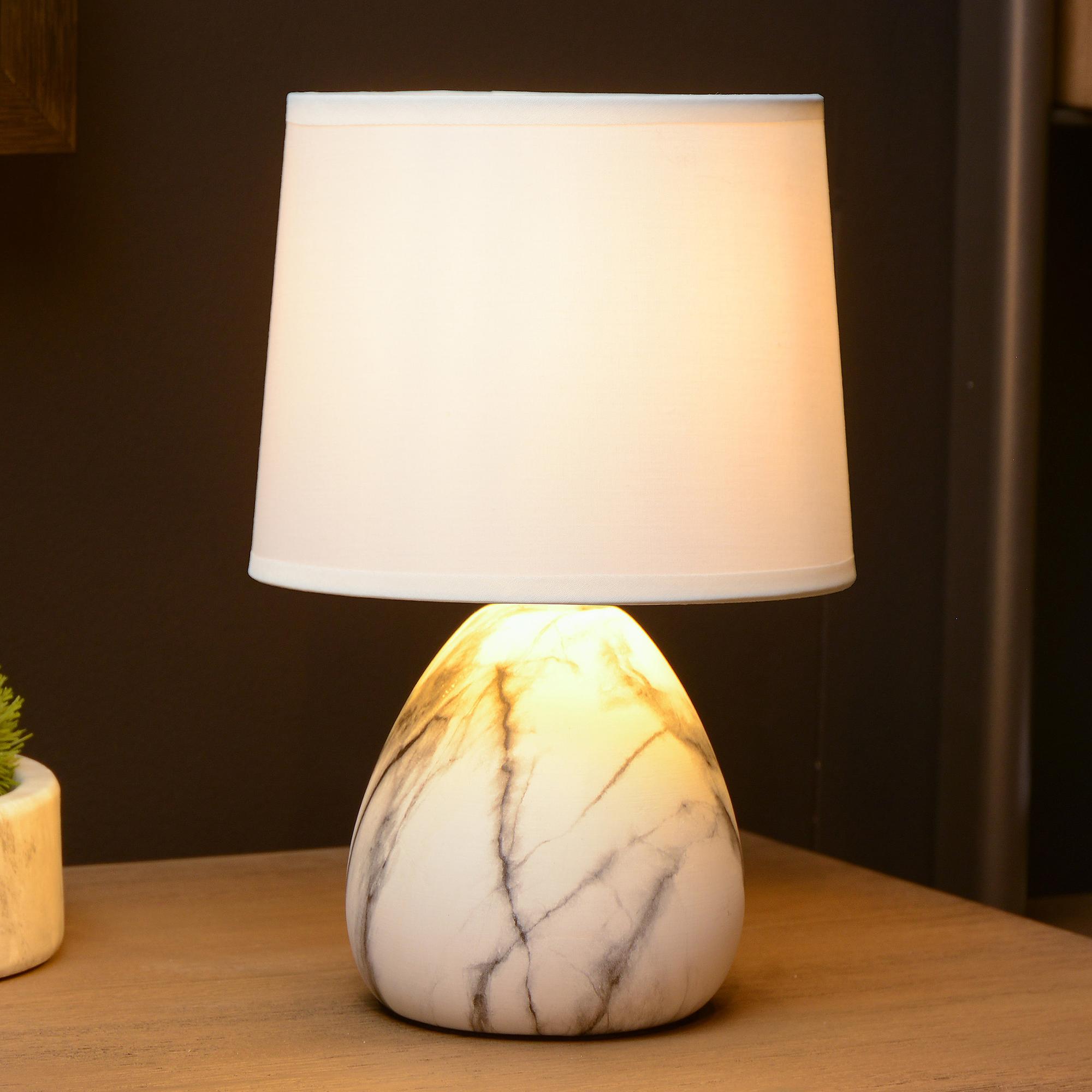Marmo Table Lamp Ceramic Black 0