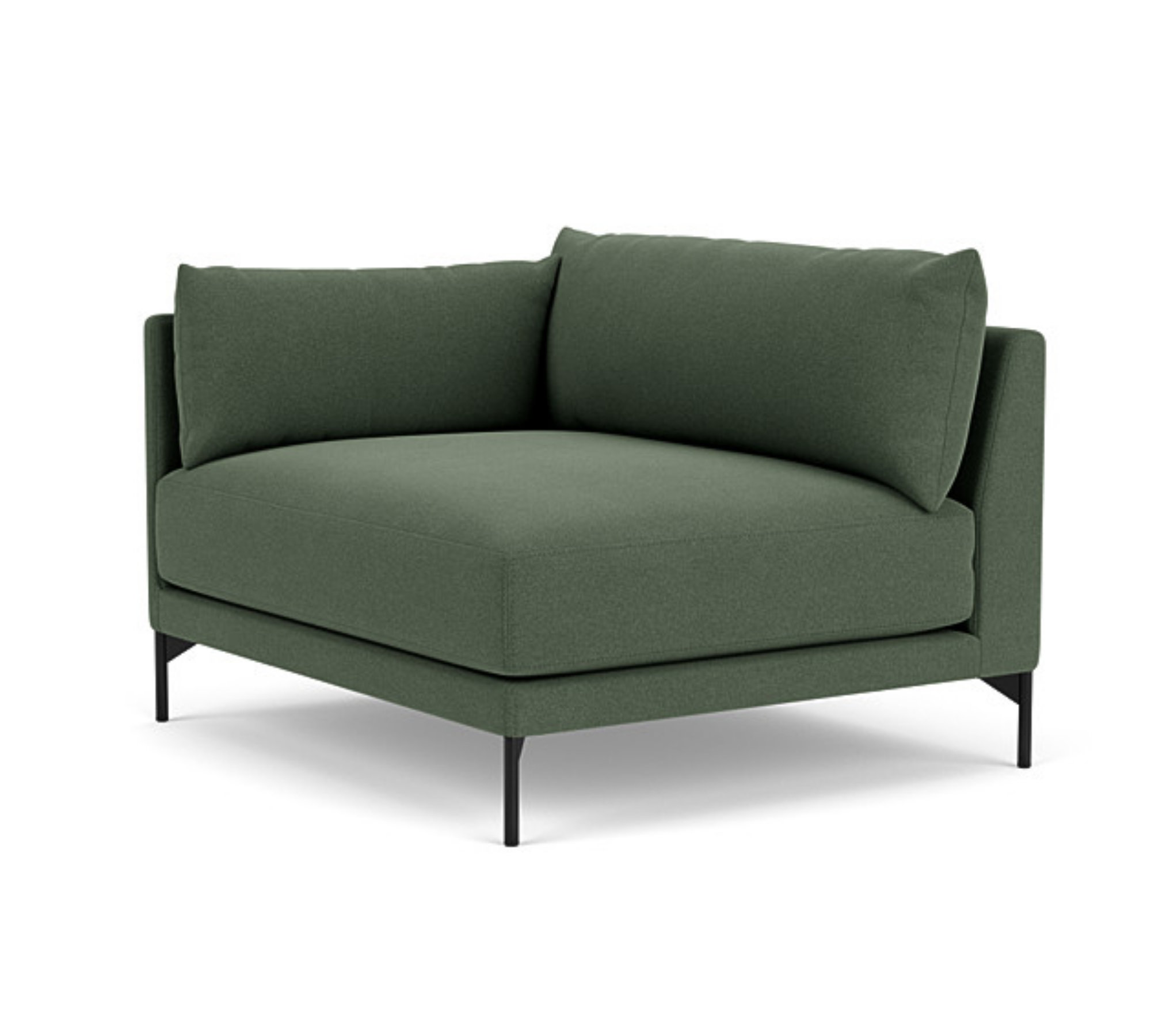 Vincent 1 posto modulo angolare sinistro Cura Dark Green 1