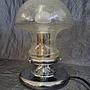 Vintage Mushroom Lampe Glas 1970er Jahre  3