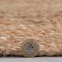 Capri Teppich Jute Natur 133 x 133 cm 3