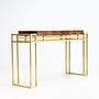 Console table brass 1970s 4