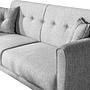 Aria Schlafsofa Set Holzfurnier Grau 6
