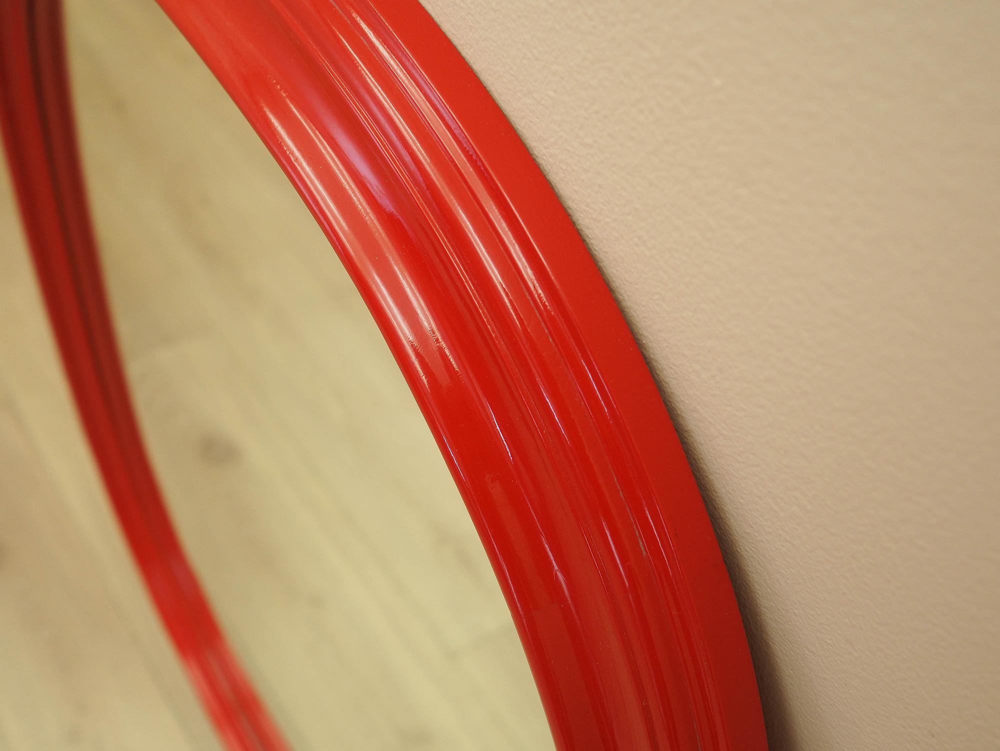 Mirror 1970s Red 4