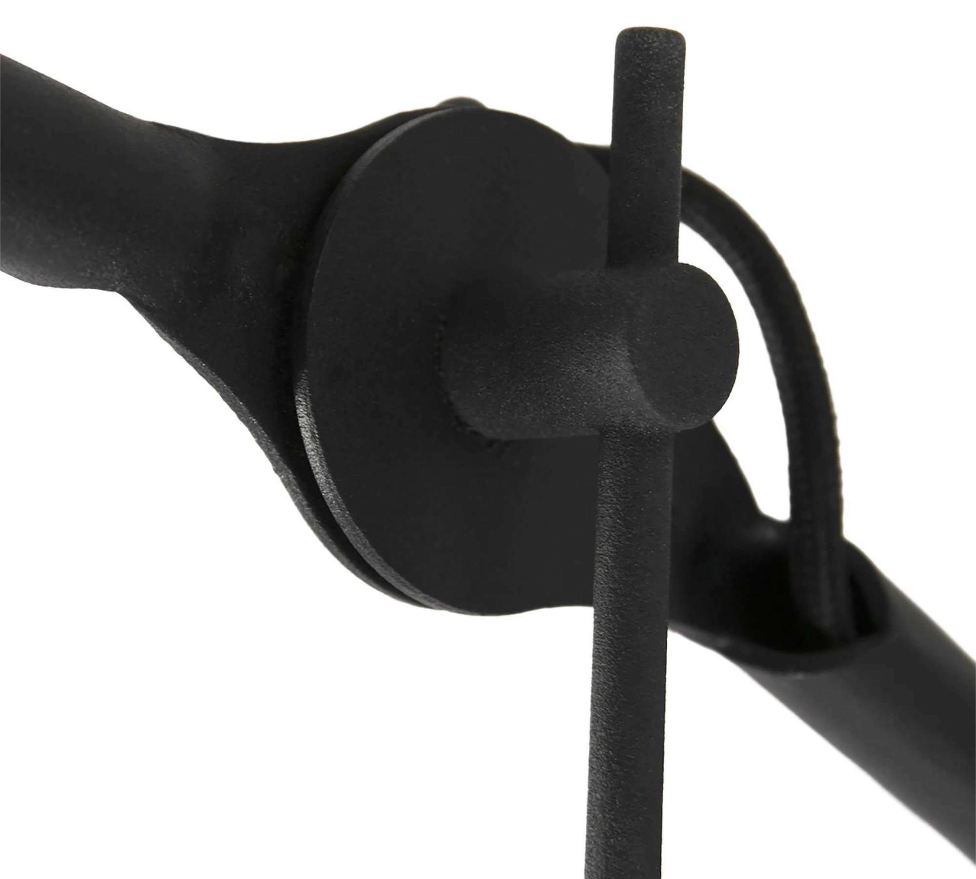 Wandleuchte Metall Schwarz 1-flammig 3