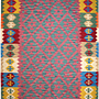 Kilim Gashgai Teppich Mehrfarbig 0