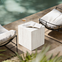 Cube Coffee Table Travertine Cream 0