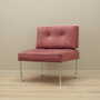 Vintage armchair velvet metal pink 1960s 1