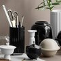 Lyngby Porzellanvase Schwarz 4