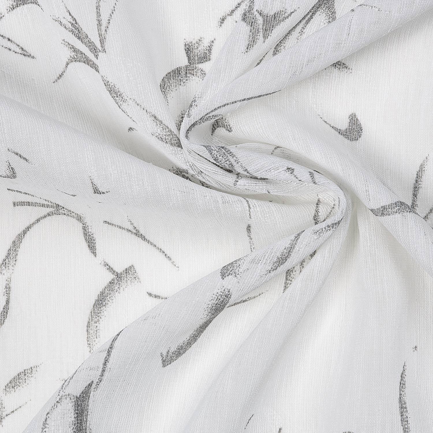 Ösenschal Rurun Polyester Weiß 4