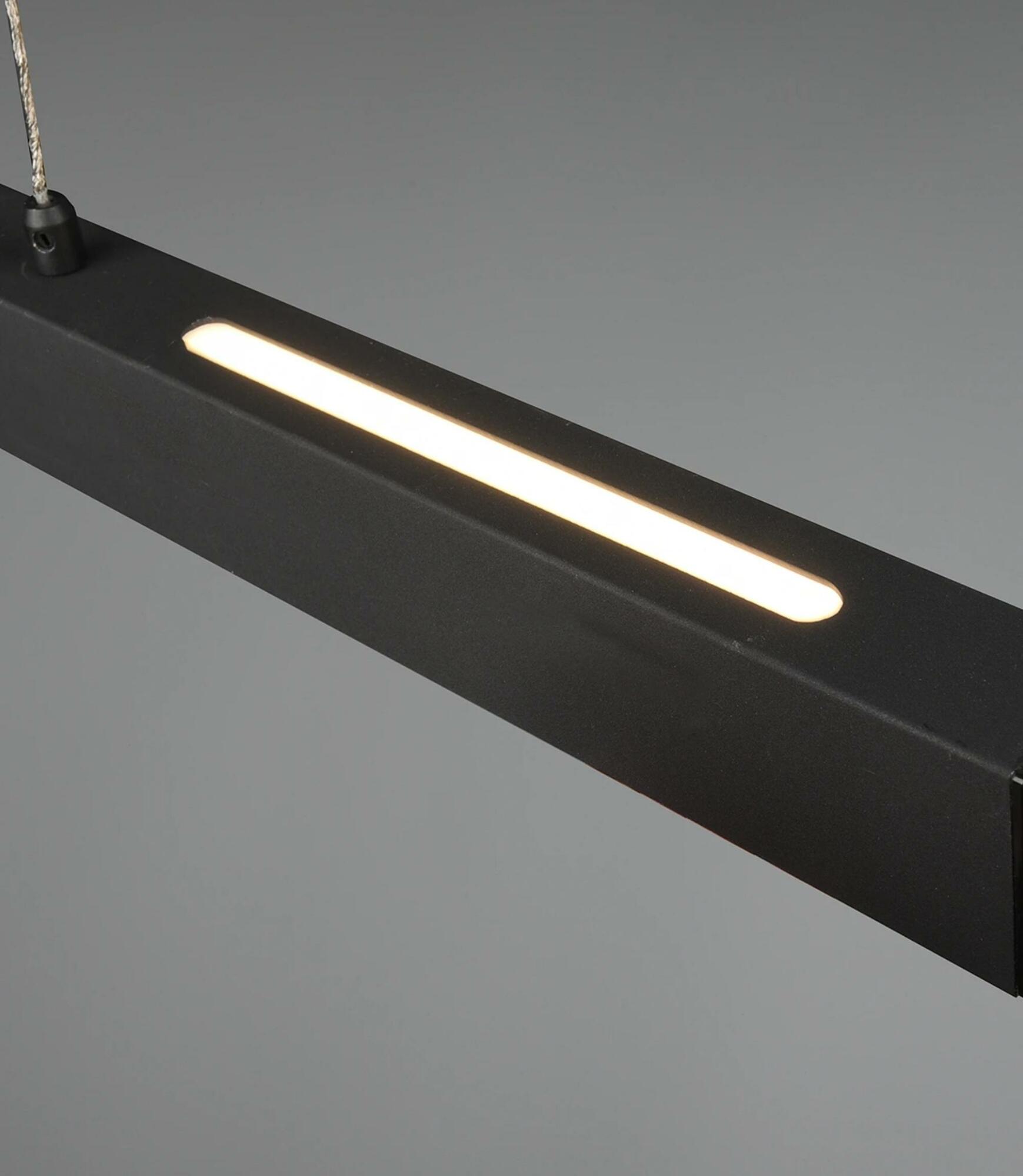 LED Minimalist Pendant Light Black 2