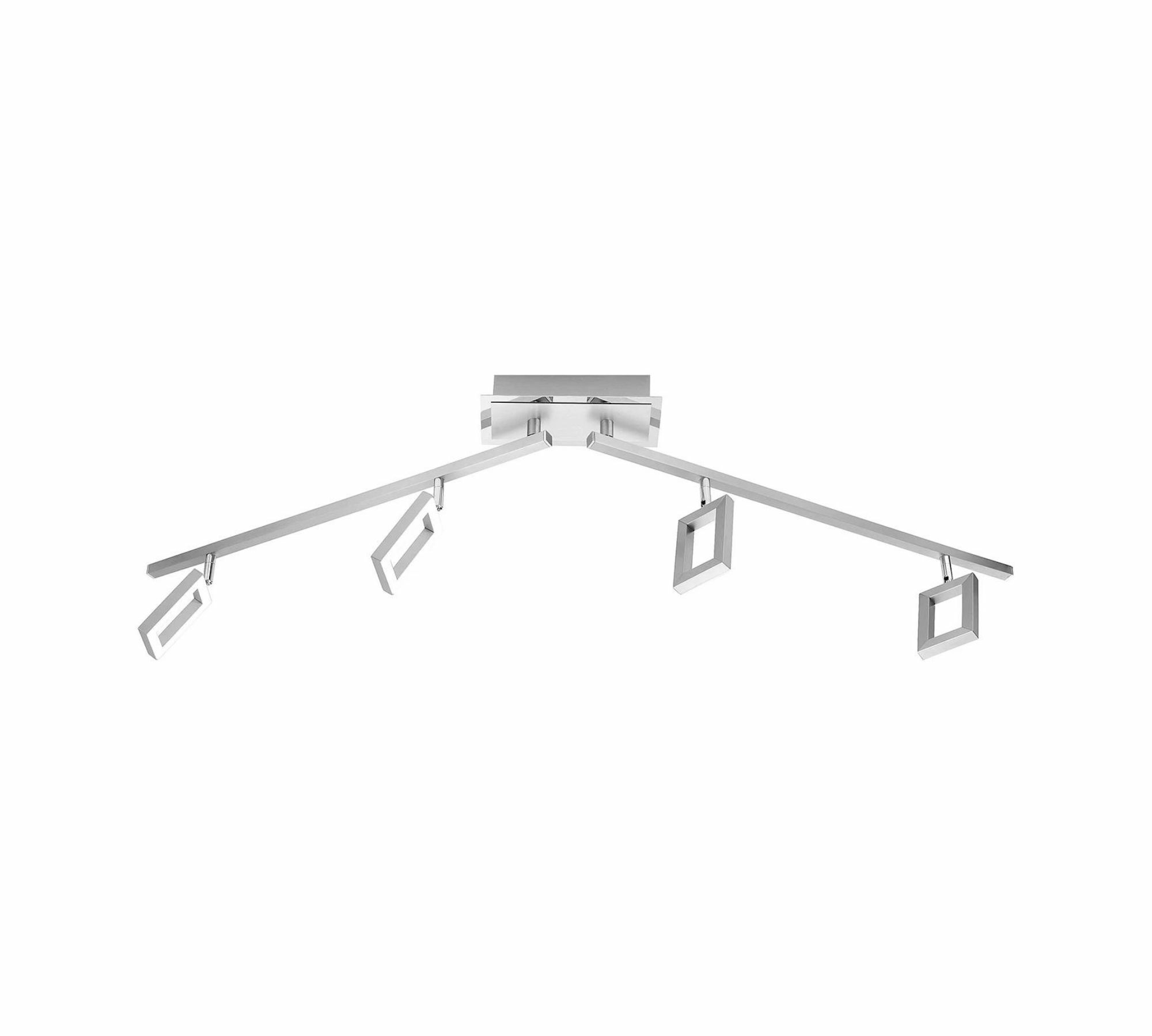 LED-Deckenleuchte Eisen Silber 0