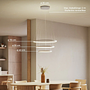 Ring-shaped LED pendant lamp OUREA White 7