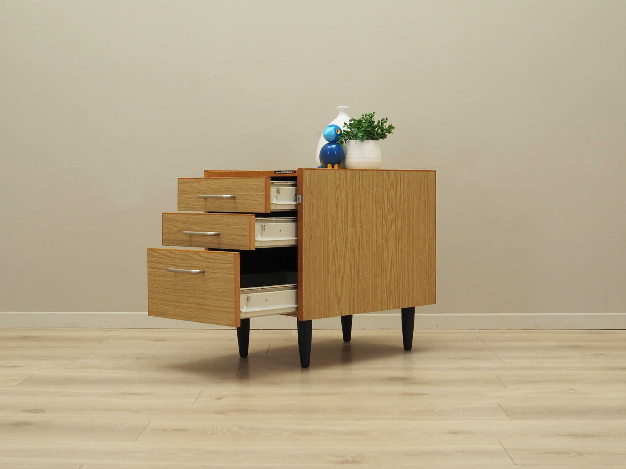 Vintage Chest of Drawers Wood Brown 1970s 3