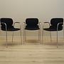 3x Dining chair Black 1970s 2