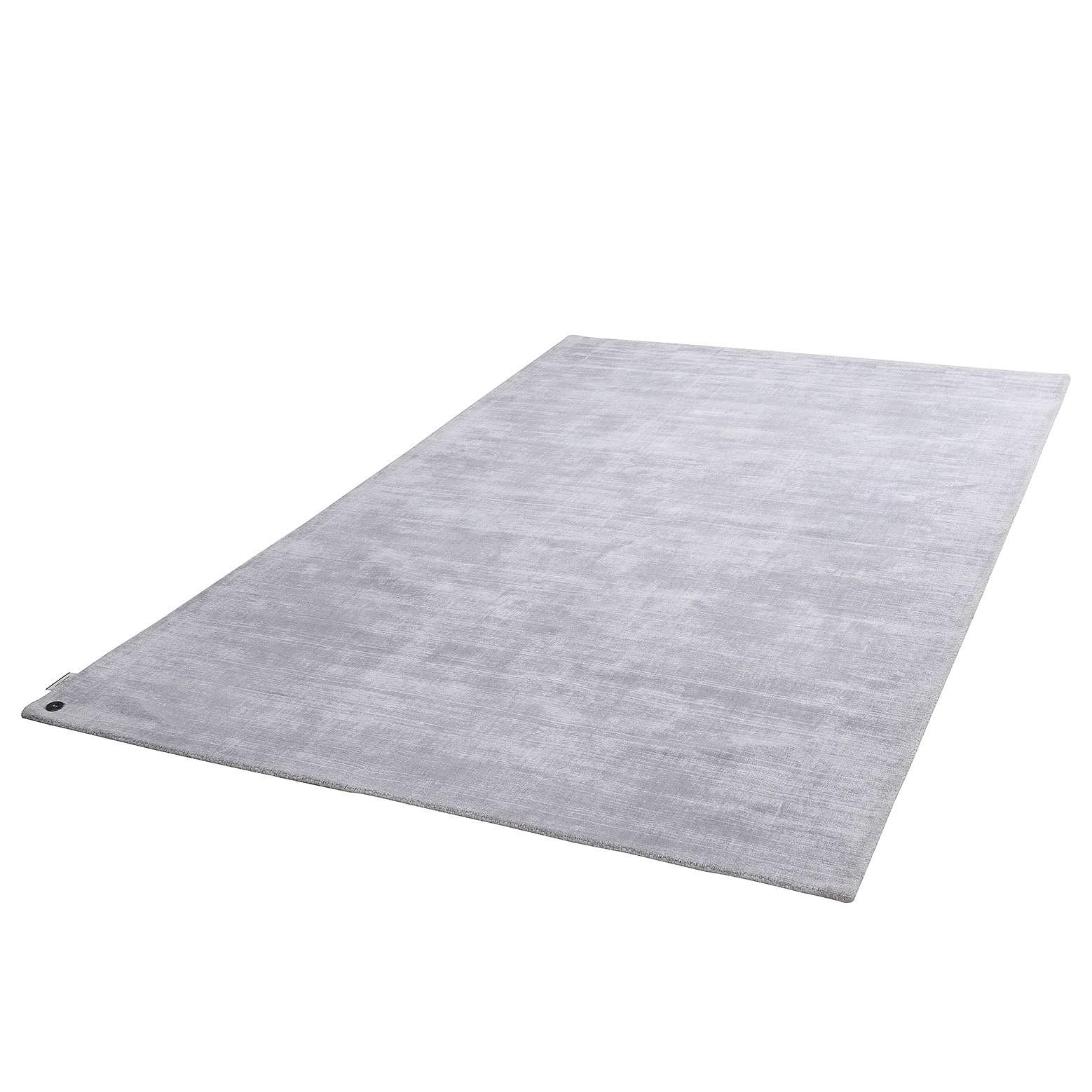 Shine Short Pile Rug Viscose Silver 50 x 80 cm 1