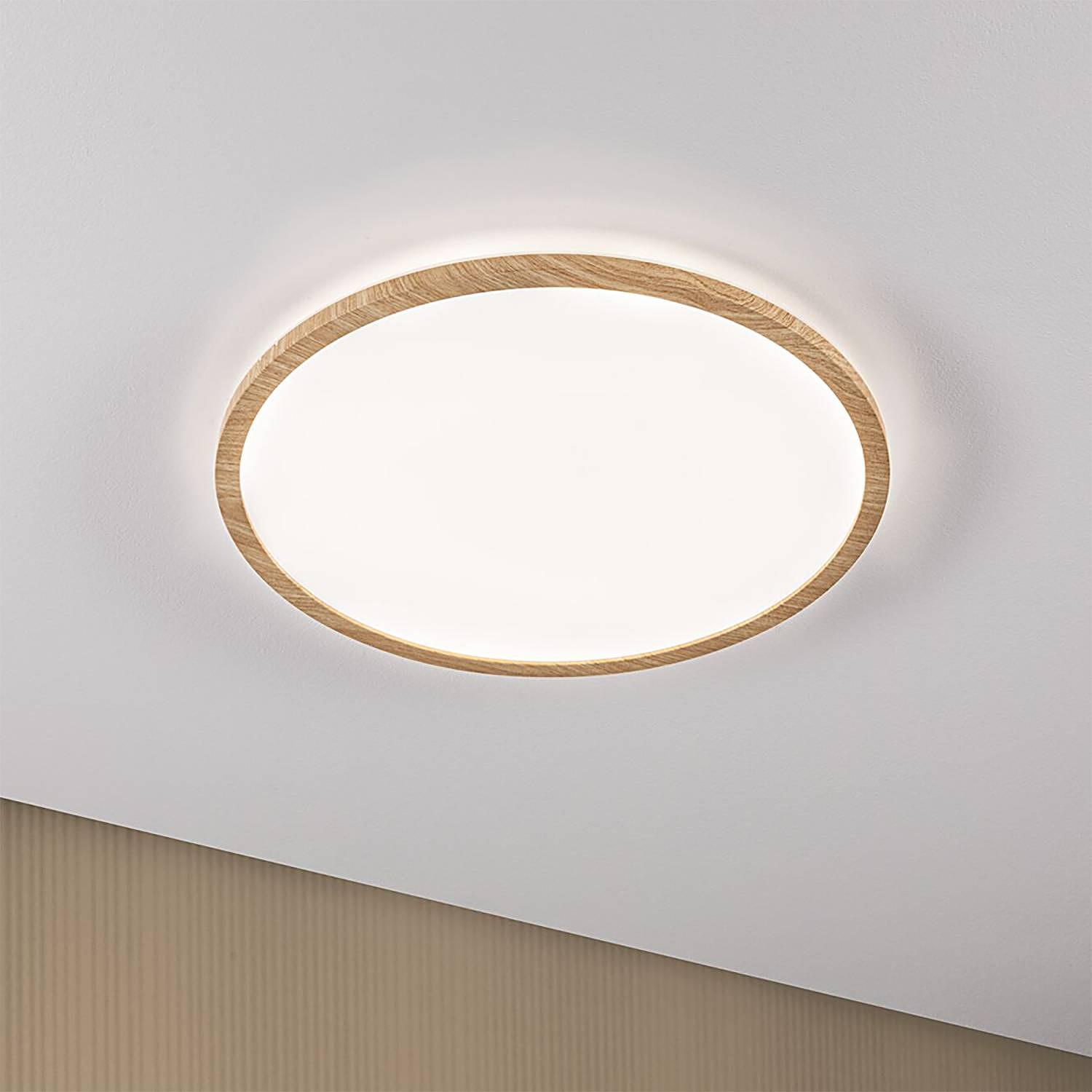 Atria Shine LED-Deckenleuchte Kunststoff Braun 42cm 2