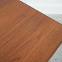 Coffee table teak wood 1970s 7