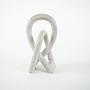 Sculpture Abstract White 1980s 3